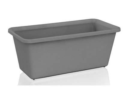 truhlík  20cm kamenná šedá, plast