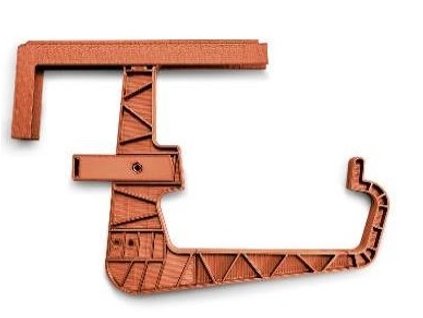 držák truhl. hran.závěs 18cm VISTA TER UNIVERZÁL