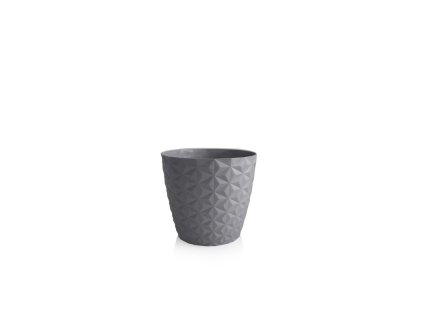 obal d16cm CRYSTAL antracit matný, plast