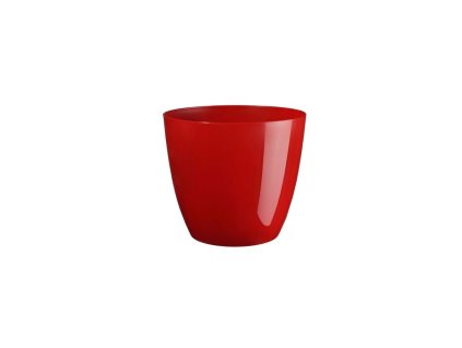 obal d13cm ELLA červená lesklá vánoční, plast