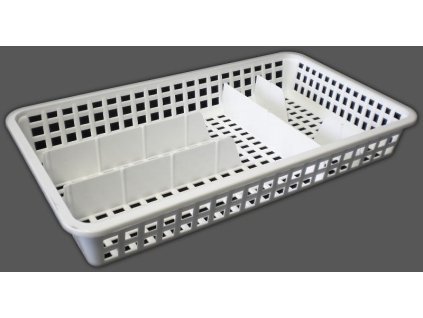 příborník 38x21x5,6cm, úzký, 5přihr.,plast B,H