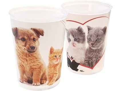 kelímek 0,25l, MAZLÍČCI, IML, dětský, plast