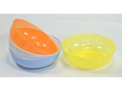 mísa 1,0l d18, lesklá-MIX barev, plast
