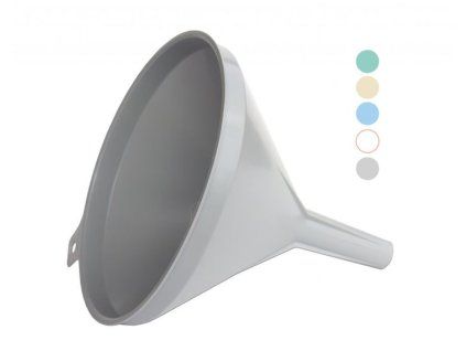 nálevka d18cm, mix barev, plast