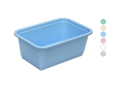 košík MIKRO plný 17x10x25,5cm, mix barev, plast