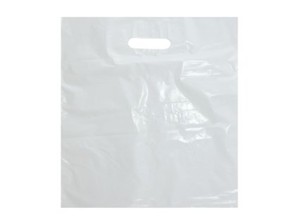 taška PE odnosná velká pro prodejny, 55x55+50/ 0,06mm, bílá