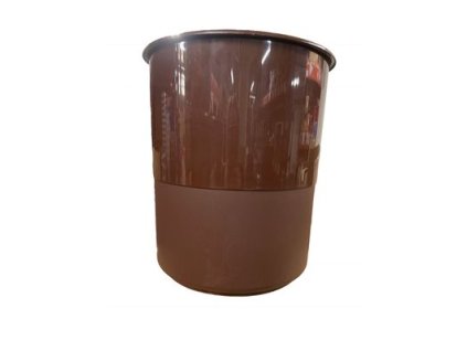 koš odp.13l kancel.plný HNĚDÝ, d27x30cm, plast