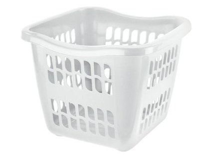 koš 25,7l na čisté pr. 39x39x30cm BRIO, bílý, plast