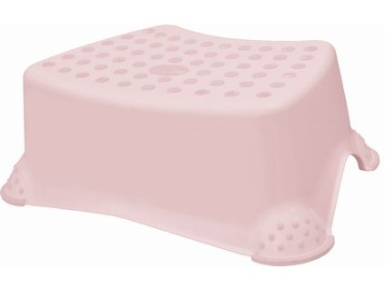 taburetka 1stup. 40x28,v.14cm, sever.růž., nosn.80kg, plast