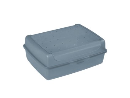box  1,0 l klick-Box, sev.modrá, 17x13x6,5cm, svačin., plast