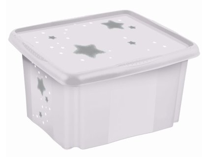 box 45,0 l kosm.bílý, 55,5x40x30cm, plast