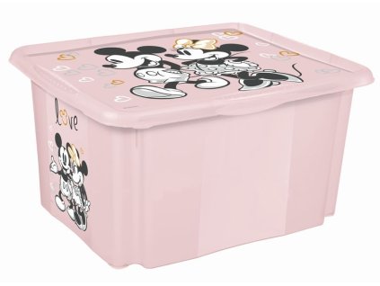box 24,0 l MICKEY, sev.růž., 42,5x35,5x22,5cm, plast