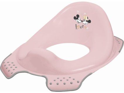 WC sedátko EWA MINNIE sever.růž.,30x40x15cm,protiskluz., plast