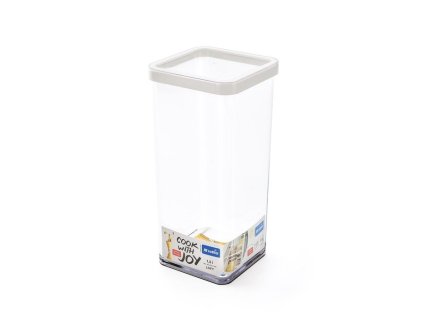 dóza 1,50l LOFT, 10x10x21,4cm, těsnění, pevný plast