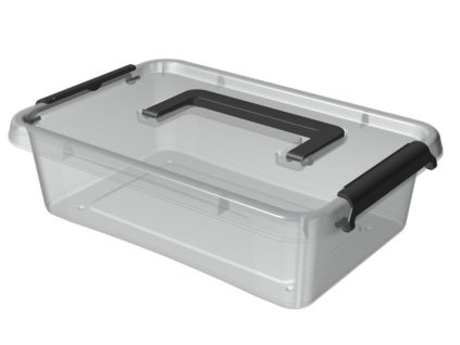 box  3,10l SIMPLE-1313, 29x20x8cm,rukojeť,transp.plast
