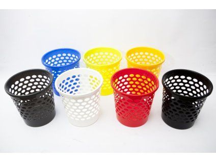 koš odp.10l, kancel., MIX barev, na papír, plast