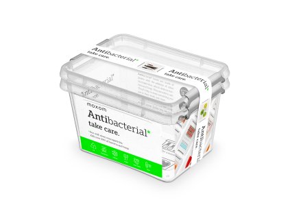 antibakter.box  2,0 l -sada-2ks, 19,5x15x12,5cm, transp.plast