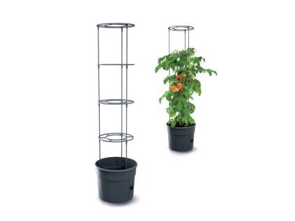 květ. d39,2x31,5cm TOMATO GROWER , na rajčata, antracit