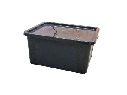 box 20,0l+víko, plný, 40x33x20cm, MIX-RASTR, MULTIBOX, plast