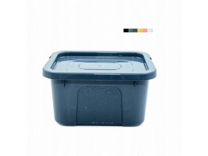 box  2,0l+víko, plný, 20x15x10cm, MIX RASTR, MULTIBOX, plast
