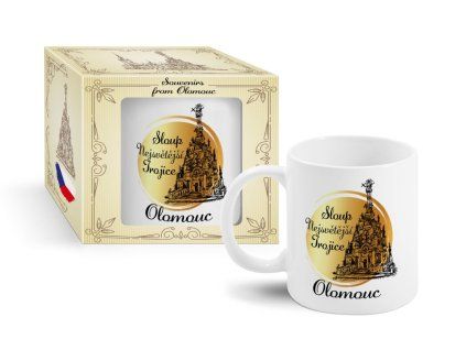 hrnek 300ml, OLOMOUC SLOUP NEJSVĚTĚJŠÍ TROJICE, DB, keramika