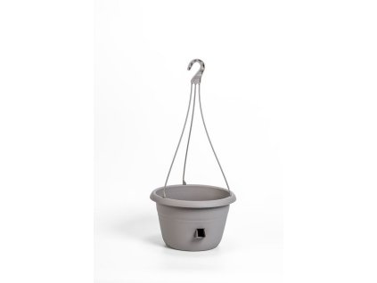 žardinka d25cm TAUPE SIESTA plast.závěs, samoz.