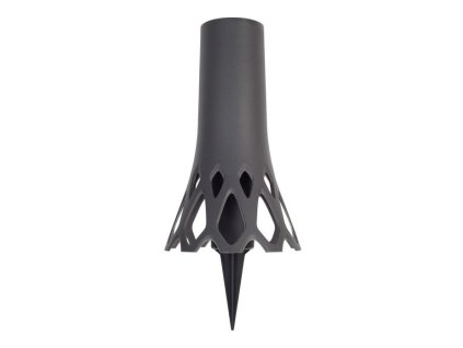 váza d10x34,5cm ROSETA 1,3l ANTRACIT zapichovací