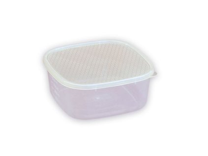 box  1,20l hranatý s měrkou, 17x17x7cm, plast