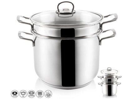 hrnec+PO d22cm NR( 6,0l) ANETT, v.26cm, na těstoviny