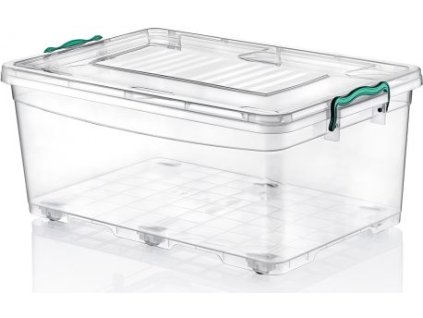 box 50l MULTI, 59x39x32,5cm, s kolečky, vysoký, plast