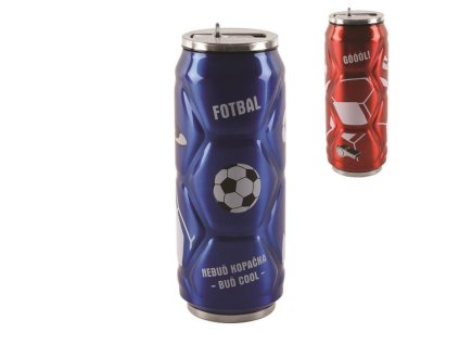 termoska 0,50l NR FOTBAL modrá d7x19cm