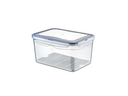 dóza 1,3l obdél. 18x13x9,5cm, patentní víčko, plast