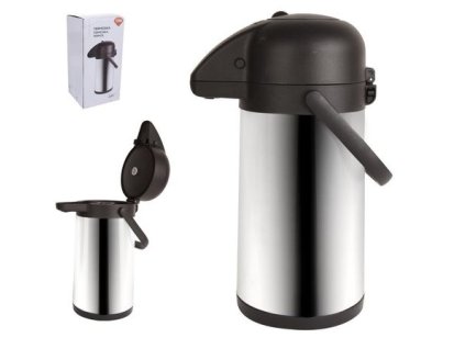 termokonvice 2,2l pumpovací, nerez uvnitř,  NR/plast