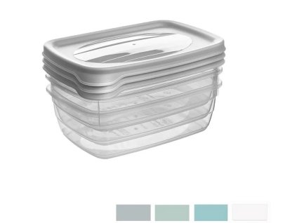 dóza 0,3l, 3ks TREND 13x9,5x4,5cm, plast