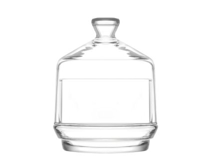 dóza 0,26l BERRY na CITRON+víčko, atd., d9, v.11,9cm, sklo