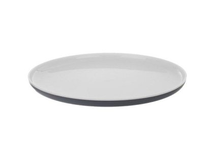 talíř d25x2cm, mělký AURA kulatý, plast