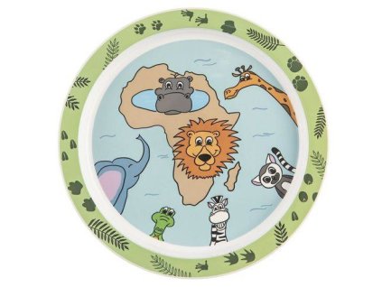 talíř d21,5cm SAFARI mělký dětský, plast