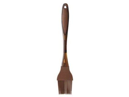mašlovačka 22cm HNĚDÁ, silikon/plast