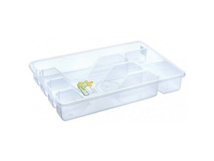 příborník 34x26x4,5cm, 5přihrádek, transp.plast