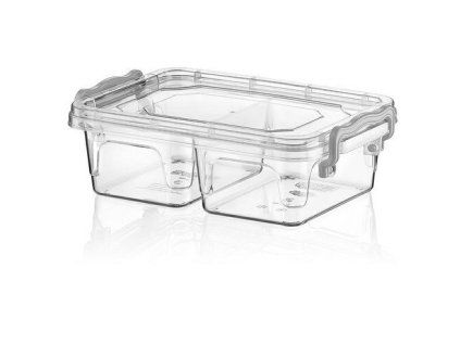 box  0,5l MULTI, 16,5x11x5,5, dělený, obdél.níz., plast