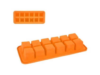 forma na led 26x11x3,5, kostky 3x3x3cm, silikon