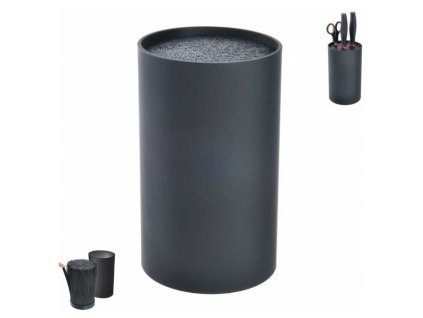 blok na  Xnožů, štětin., BLACK, válec d11x18cm, plast