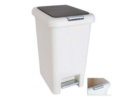 koš odp.20l DUST pedál, 34x25x43cm, plast