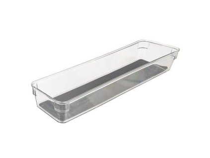 organizér 32,5x9,3x4,8cm GREY, transp.plast