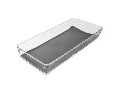 organizér 40,3x16,2x4,5cm GREY, transp.plast