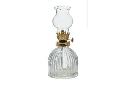lampa petrol. d 8x19,5cm, mini, sklo