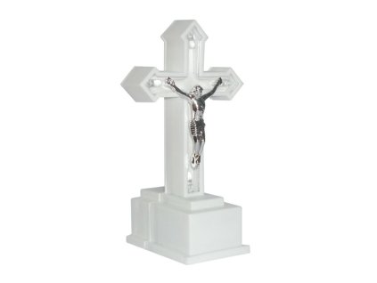 kříž ledový, 15cm, LED osvětlení