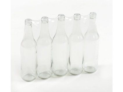 láhev 0,5l LIEH-5ks,(SPIRIT), šroubení, sklo