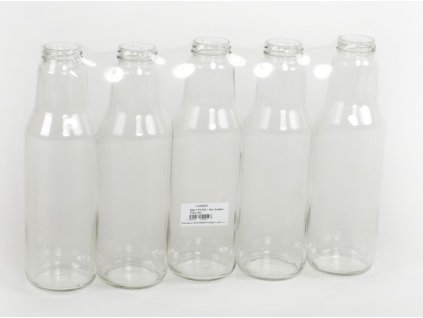 láhev 0,75l SOK - 5ks, šroubení, TO43, sklo