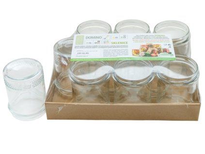 sklen.zavař. 400ml- 9ks-VČELA-MED, STURZ, TO82 *8/26